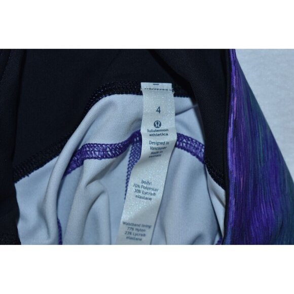 Lululemon Womens Rio Nights Multi Speed Track 6” Short Biker Shorts Size 4 - Picture 9 of 9